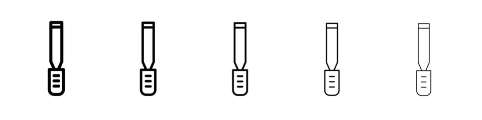 chisel icon simple illustration logo art