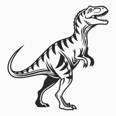 Fototapeta premium tyrannosaurus dinosaur vector