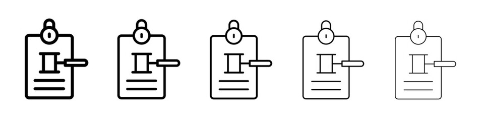 Code of conduct icon simple illustration logo art