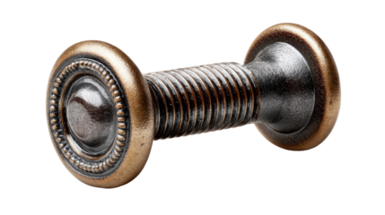 Antique Door Knob: An ornate, antique door knob with a bronze and dark grey finish, showcasing intricate detailing and a timeless design.