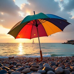 umbrella on the beach
