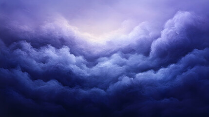 Naklejka premium Dramatic cloudscape dark blue and purple sky texture background