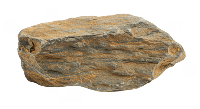 Isolated Rock Stone Geology Mineral Background in Brown Tones