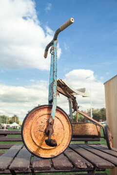 A vintage child's tricycle
