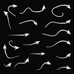 grunge arrow vector. grunge arrow brush. grunge arrow paint