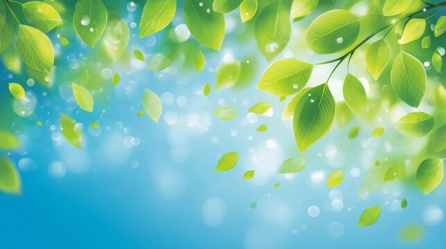 The combination of a pristine ozone layer and a sustainable forest canopy serves as an ideal symbol of environmental harmony and health