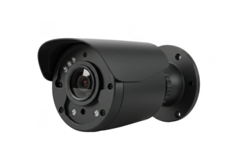 Isolated Security Camera Surveillance System With Transparent Background