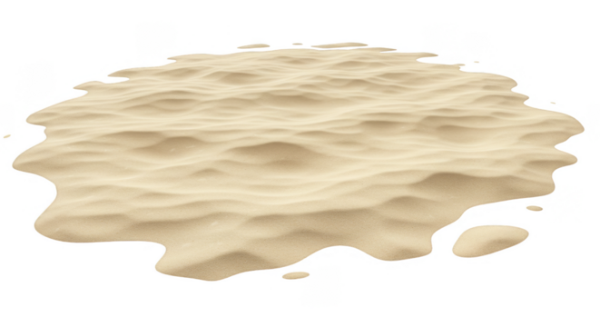 Isolated Sand Dune Fine Grained Background Texture Transparent Layer