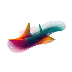 Abstract Art with Generative AI technology