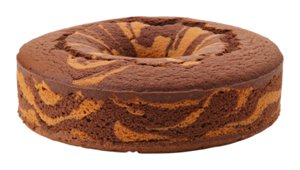 Baking a delicious chocolate marble cake home kitchen recipe guide cozy atmosphere bird's eye view