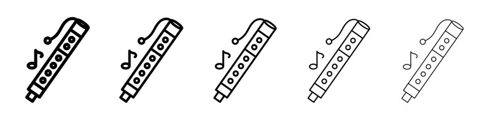 Dizi music icon simple illustration logo art