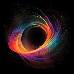 Abstract Art with Generative AI technology