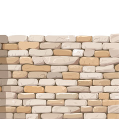 Seamless Vector Stone Wall Pattern for Backgrounds and Textures