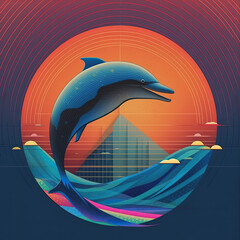 Abstract Art with Generative AI technology
