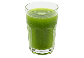 Isolated Transparent Green Smoothie Freshness in a Cup with Nutrition