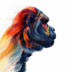 Abstract Art with Generative AI technology