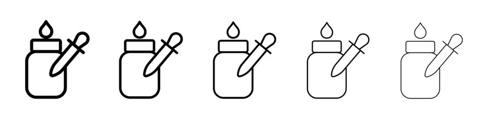 Dropper icon simple illustration logo art