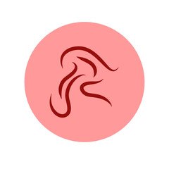 Pinworm parasite vector icon