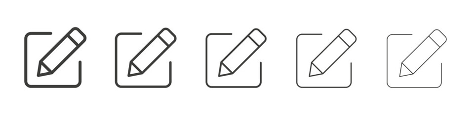 Edit icon simple illustration logo art