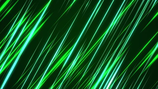 green technology background, black, white anime cartoon speed line animation, composition high speed concept