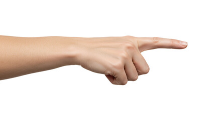 Pointing Finger Gesture Hand Isolated Guide Direction Transparent PNG