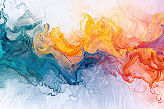 abstract colorful swirl background