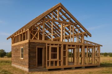 Traditional Timber-Frame House Extension with Eco-Friendly Design