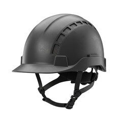 Fototapeta premium Realistic 3D Rendering of Black Safety Helmet Construction Protective Gear