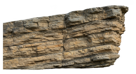 Rock Stone Cliff Layer Texture Background Isolated Illustration