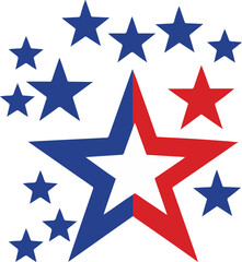 patriotic stars