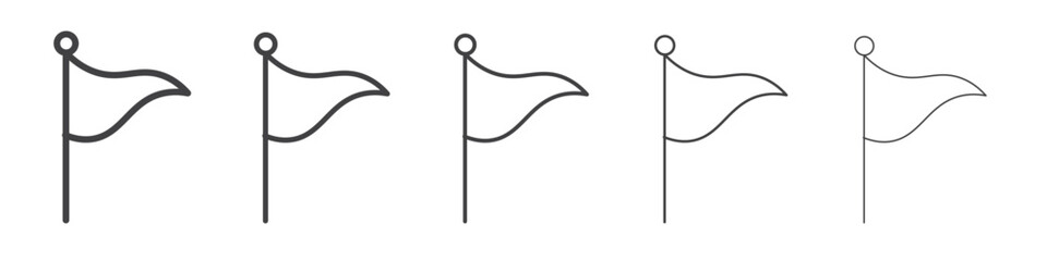 flag icon simple illustration logo art