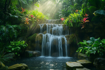 Waterfall in the jungle