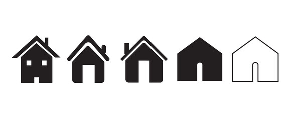 set of wooden houses arts.