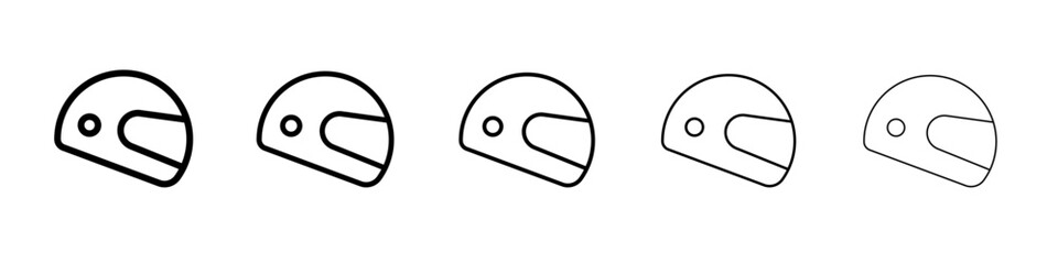 Helmet icon simple illustration logo art