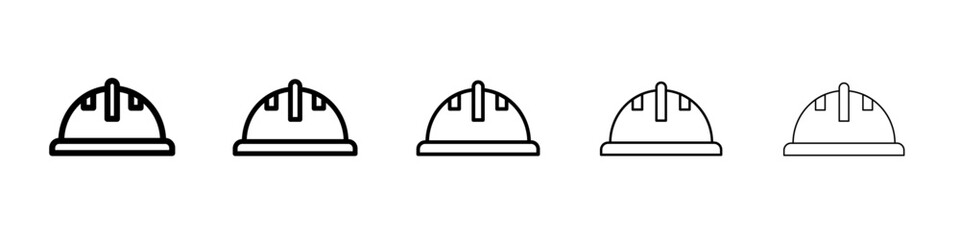Helmet icon simple illustration logo art