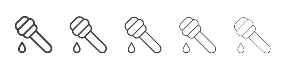 Honey icon simple illustration logo art