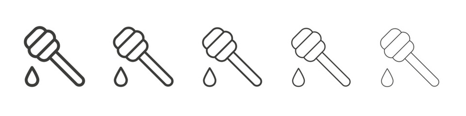 Honey icon simple illustration logo art
