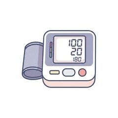 Fototapeta premium Digital Blood Pressure Icon