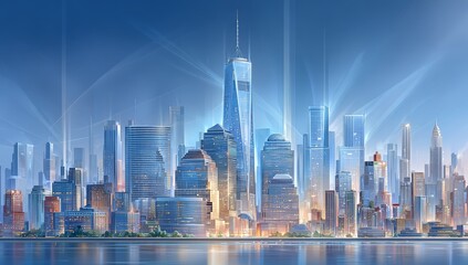 Smart city initiatives enhance the quality of life for residents through clean energy, advanced transportation, and modern infrastructure, creating an eco-friendly urban environment