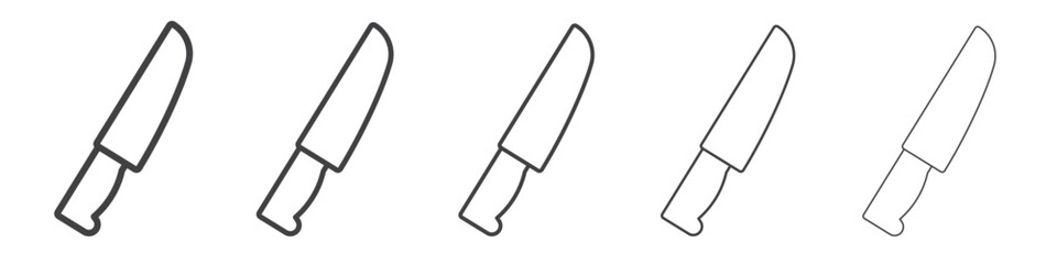 Knife icon simple illustration logo art