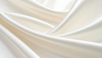 Luxurious white fabric texture, smooth, elegant background for design projects and photography