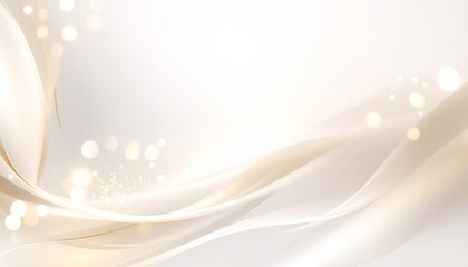 Abstract white background with luminous light effect for design and photography