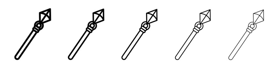 lance icon simple illustration logo art