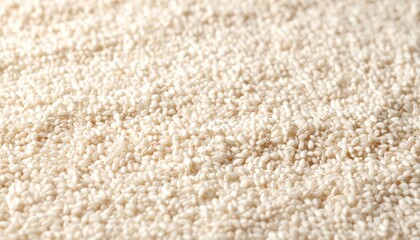 Closeup of uncooked white rice grains, a detailed look at texture and culinary potential