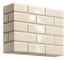 Light-reflective brick facade designed to enhance natural lighting for a sunlit apartment.