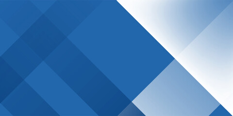 Obraz premium Abstract bacgkround blue and white gradient. Modern blue abstract rectangle box lines background for presentation design, banner, brocure, and business card