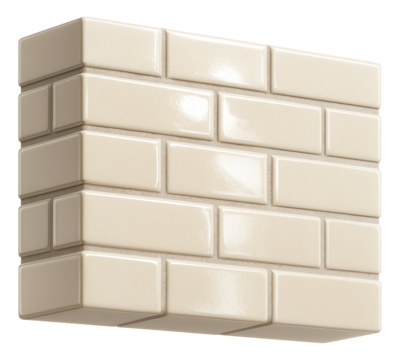 Light-reflective brick facade designed to enhance natural lighting for a sunlit apartment.