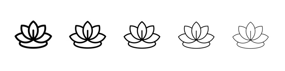 Lotus Icon simple illustration logo art