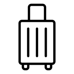 Luggage icon. Vector line icon