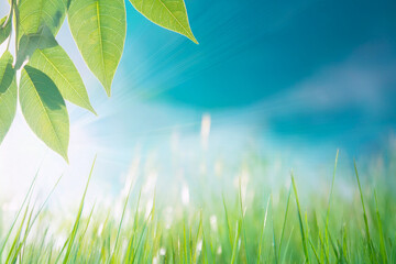 Obraz premium They might be crisp and defined, showing individual veins and textures, or slightly blurred, contributing to a soft, dreamlike quality. Some leaves could be sharply in focus, while others fall into